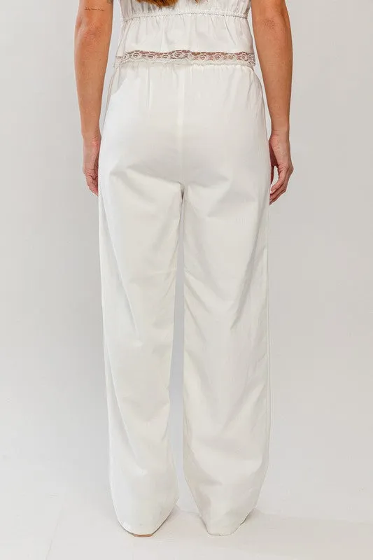 linen pants, high waist, trendy, fashion