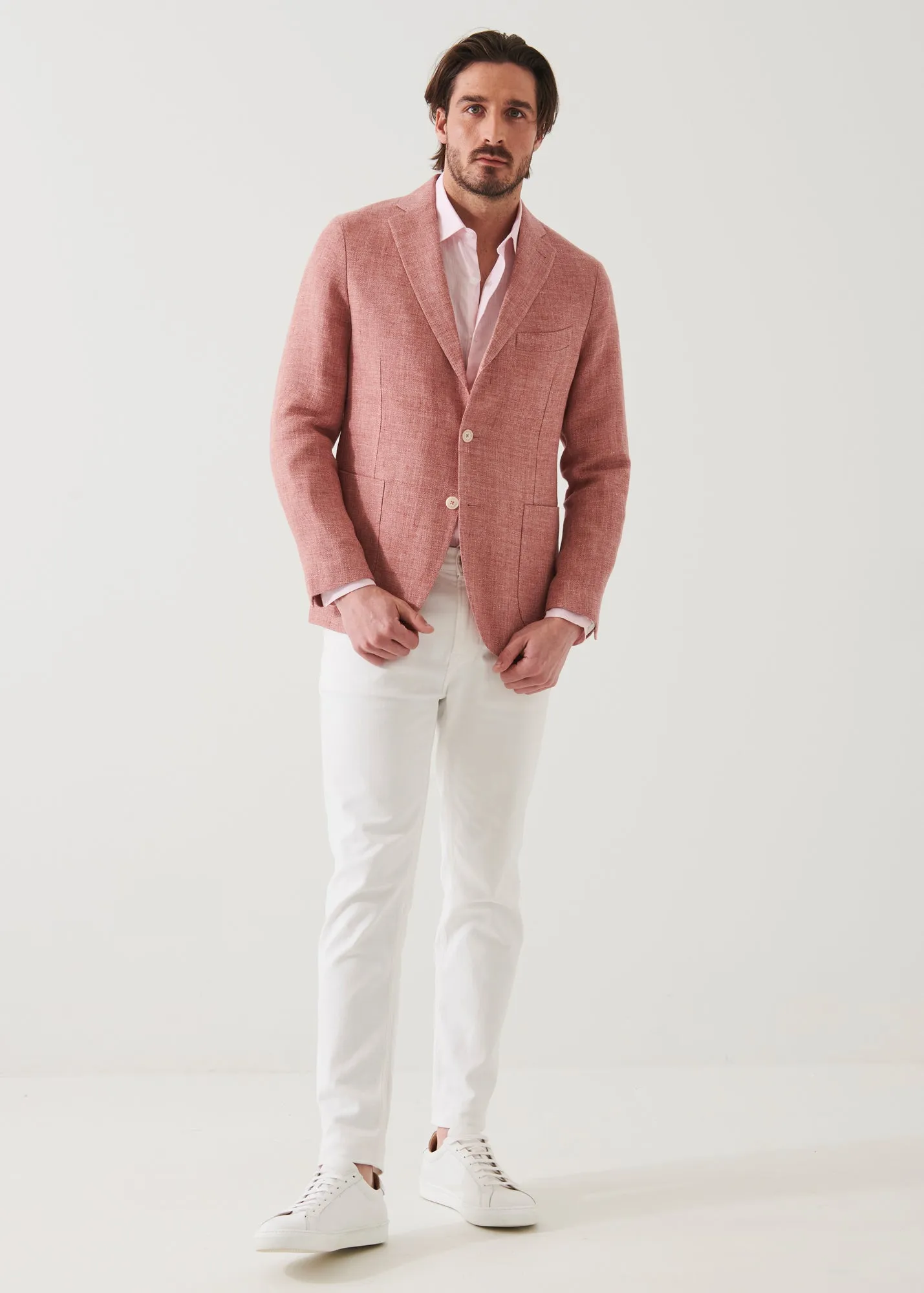 Linen Wool Blend Blazer