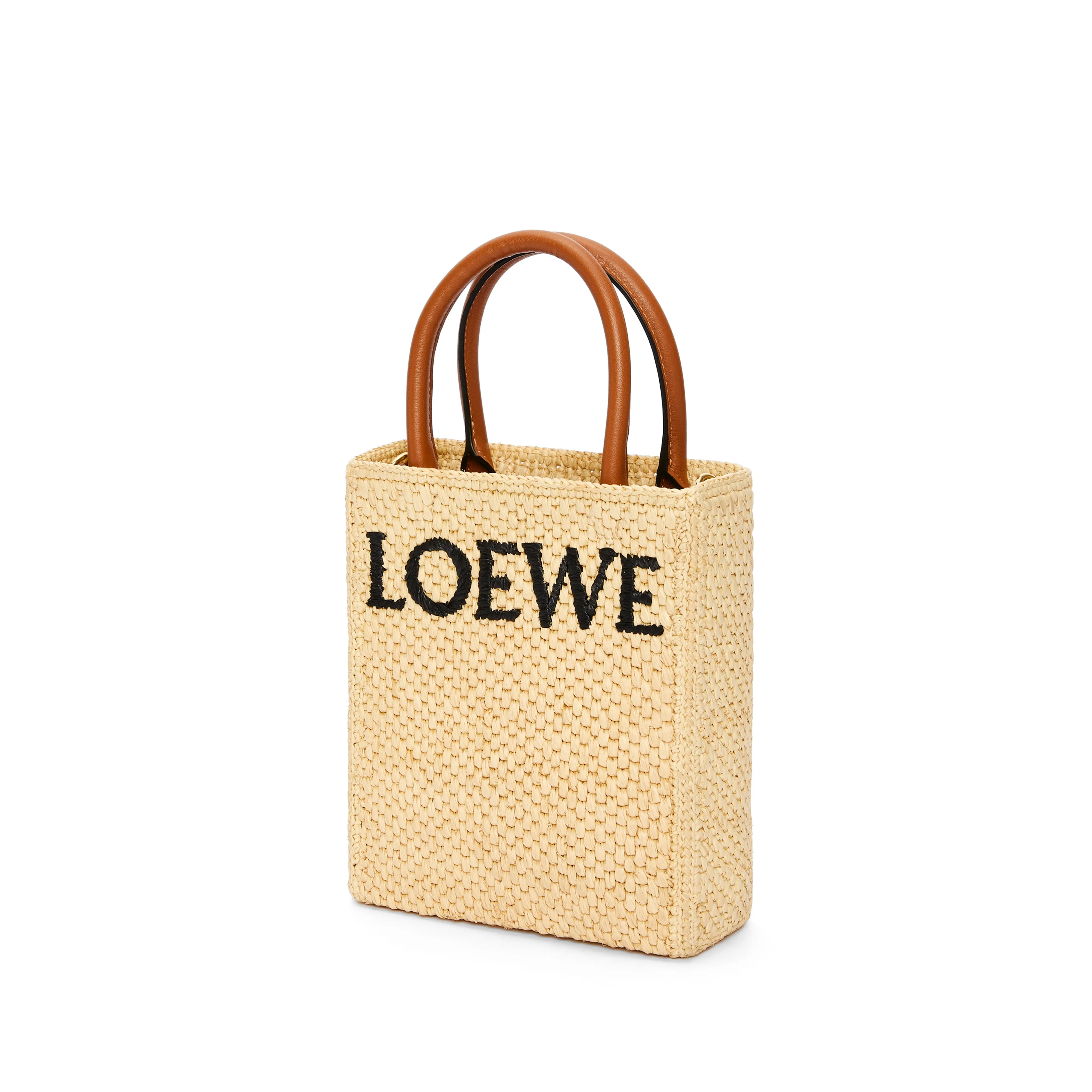 Loewe Women’s Standard Mini Tote Bag  Natural/Black