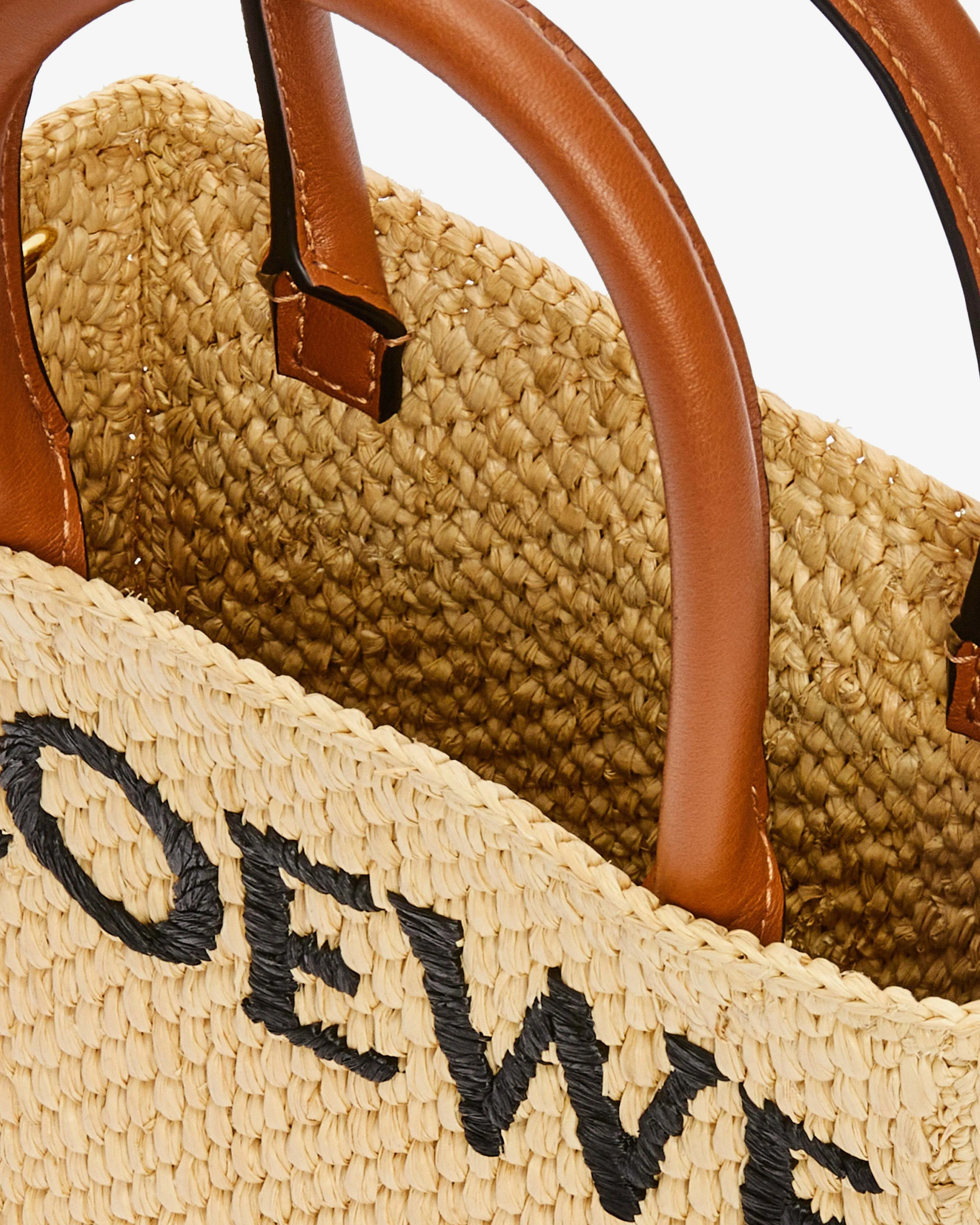 Loewe Women’s Standard Mini Tote Bag  Natural/Black