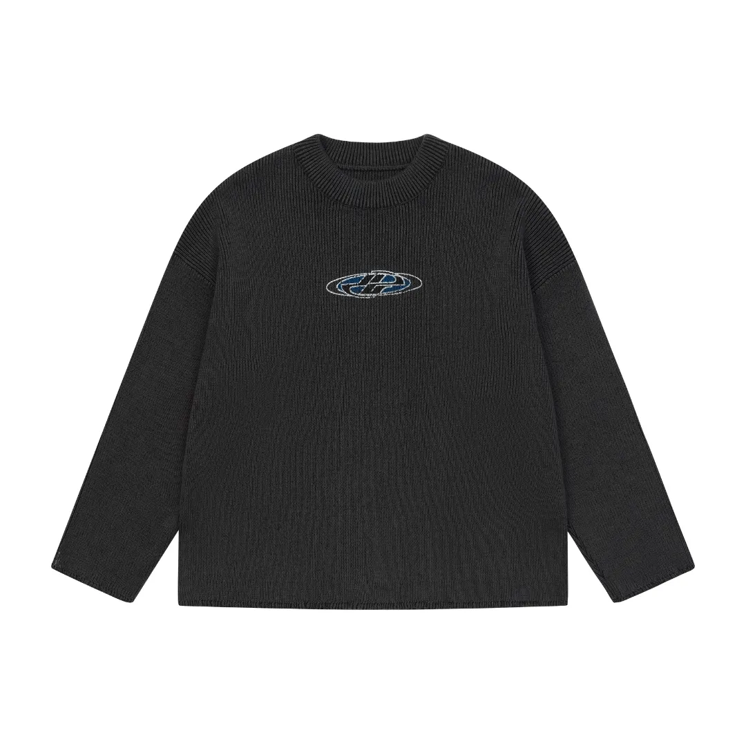 Logo Crewneck Knit Sweater