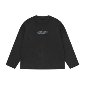 Logo Crewneck Knit Sweater