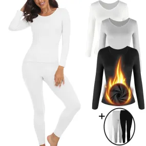 Long Johns Thermal Underwear, Fleece-Lined Base Layer Pajama Set - Result