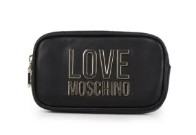 Love Moschino Logo Plaque Zipped Purse