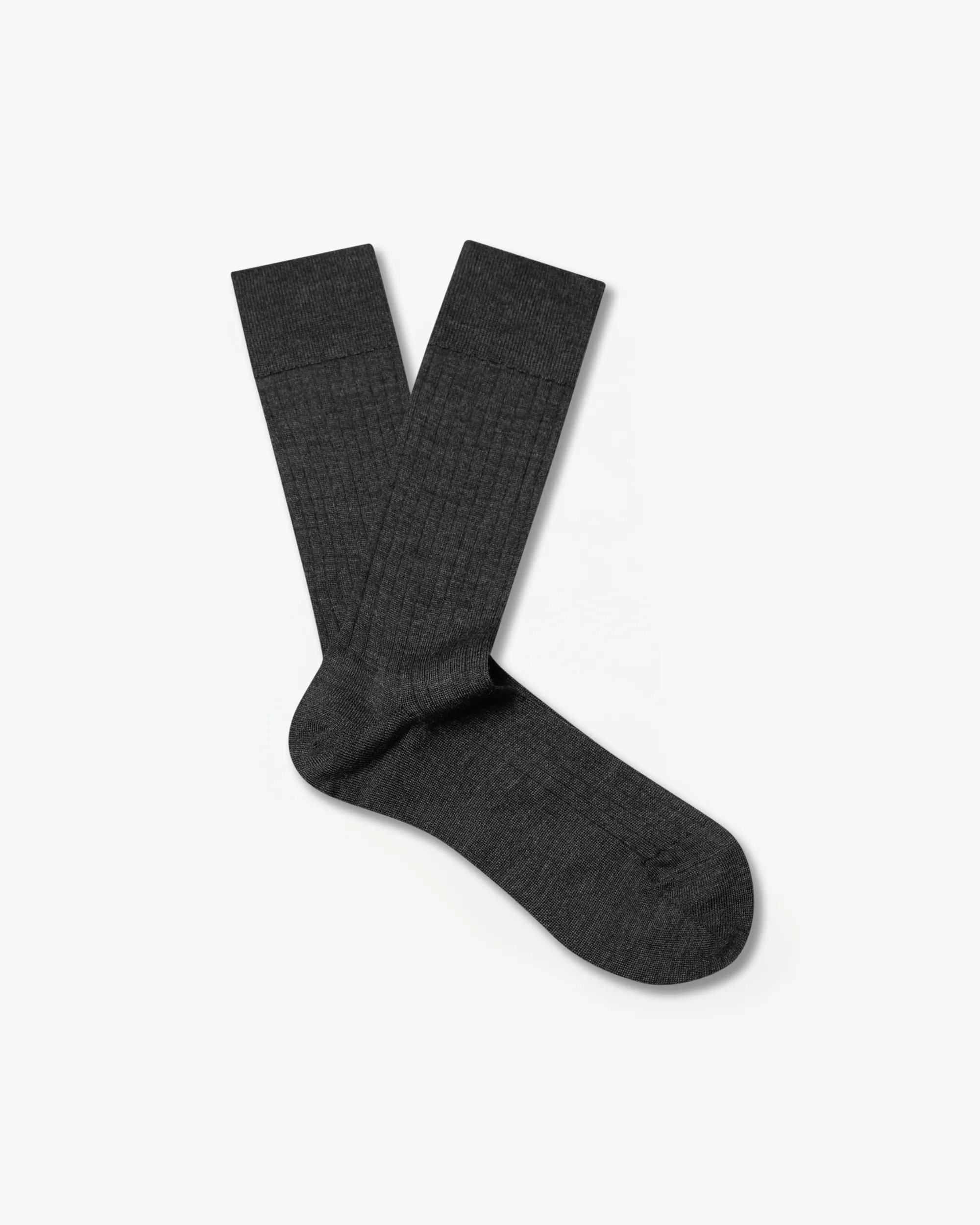 Ludvig Dark Grey Merino Wool Socks