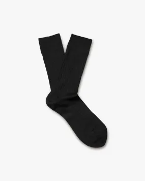 Ludvig Merino Wool Socks Black