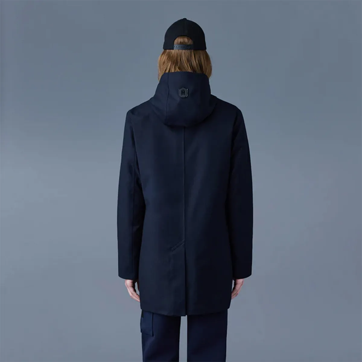 Mackage Roland Hooded Down Parka Navy