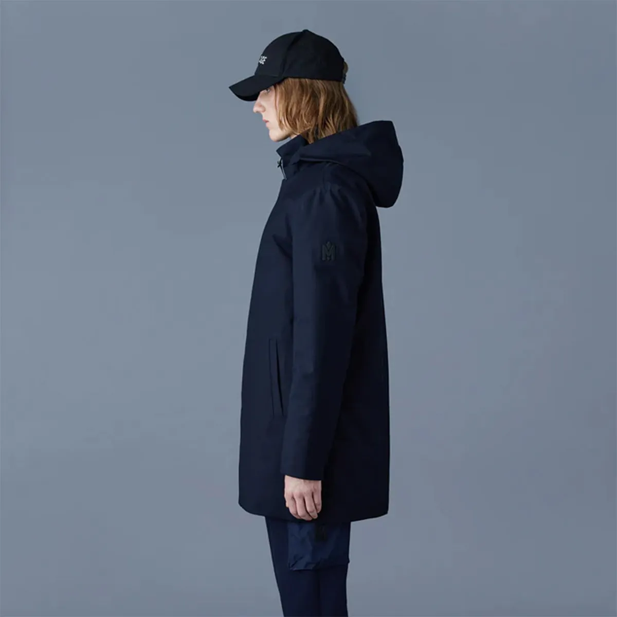 Mackage Roland Hooded Down Parka Navy