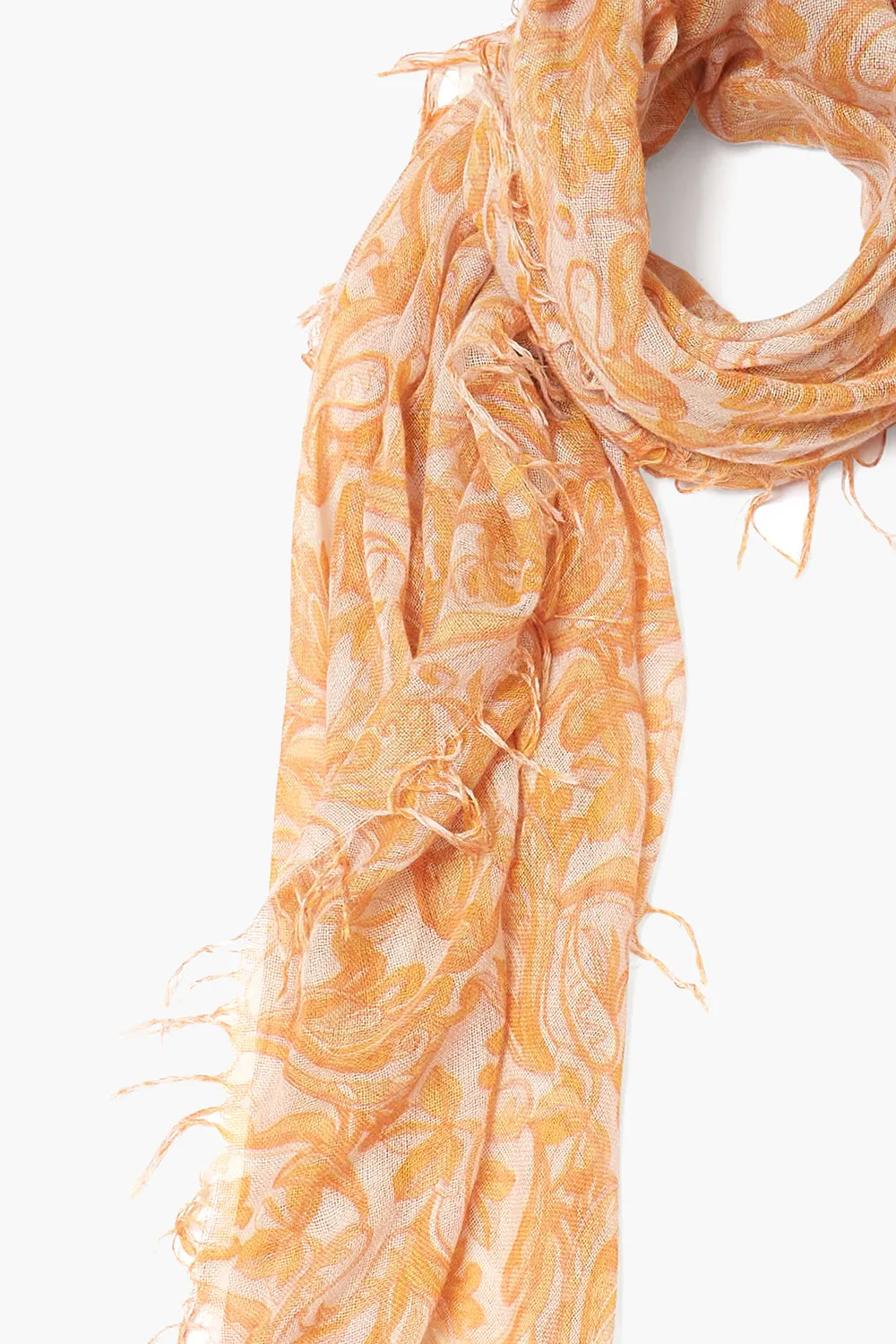 Marigold Cashmere Silk Scarf