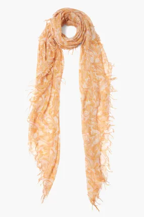 Marigold Cashmere Silk Scarf