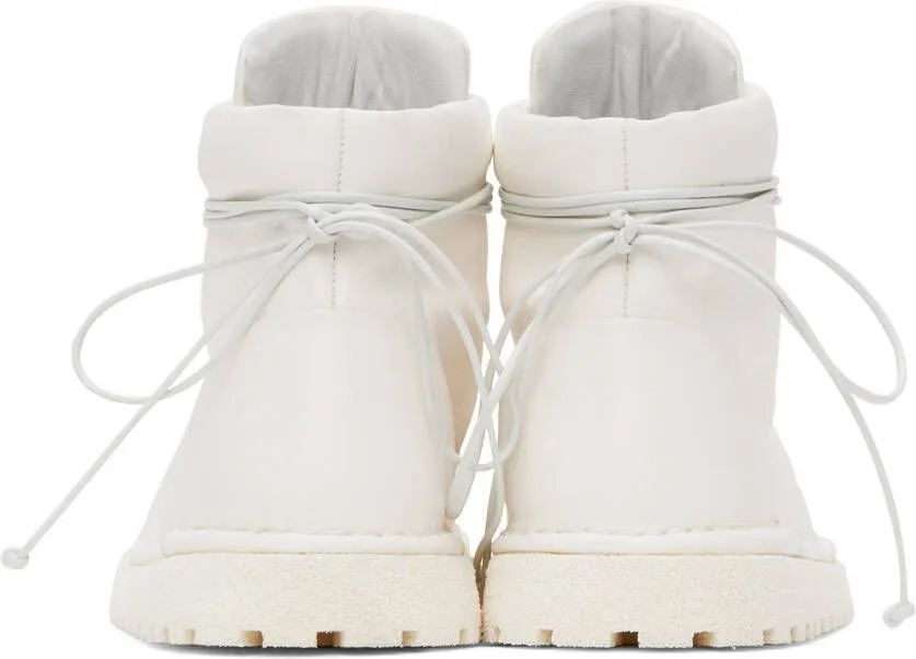 Marsèll White Pallottola Pomice Boots