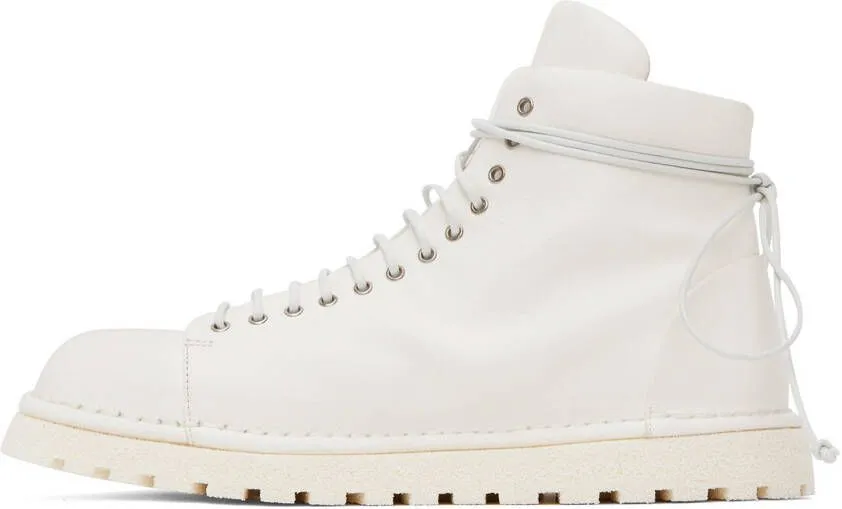 Marsèll White Pallottola Pomice Boots