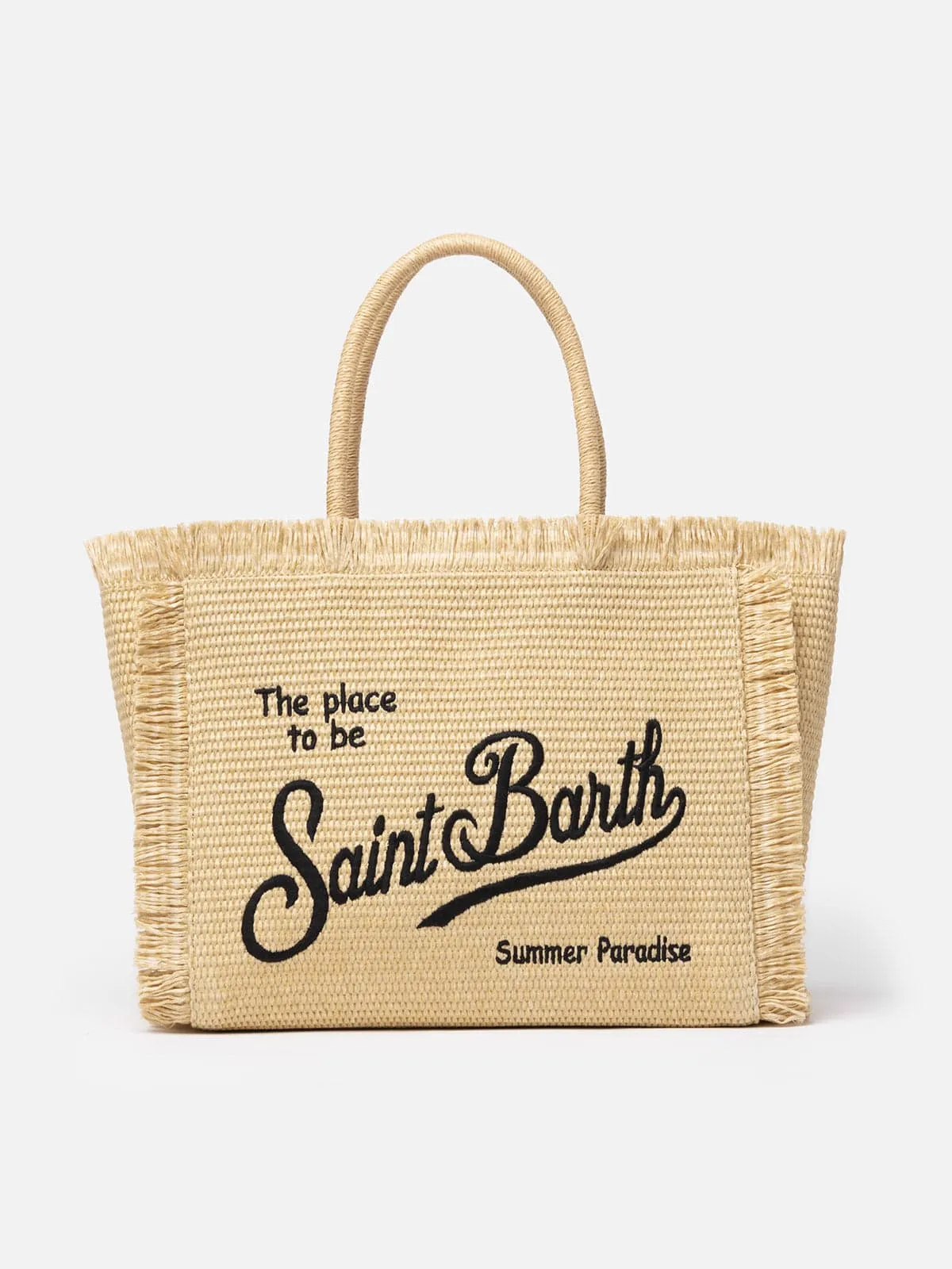 MC2 Saint Barth Vanity Straw Beige Tote Bag