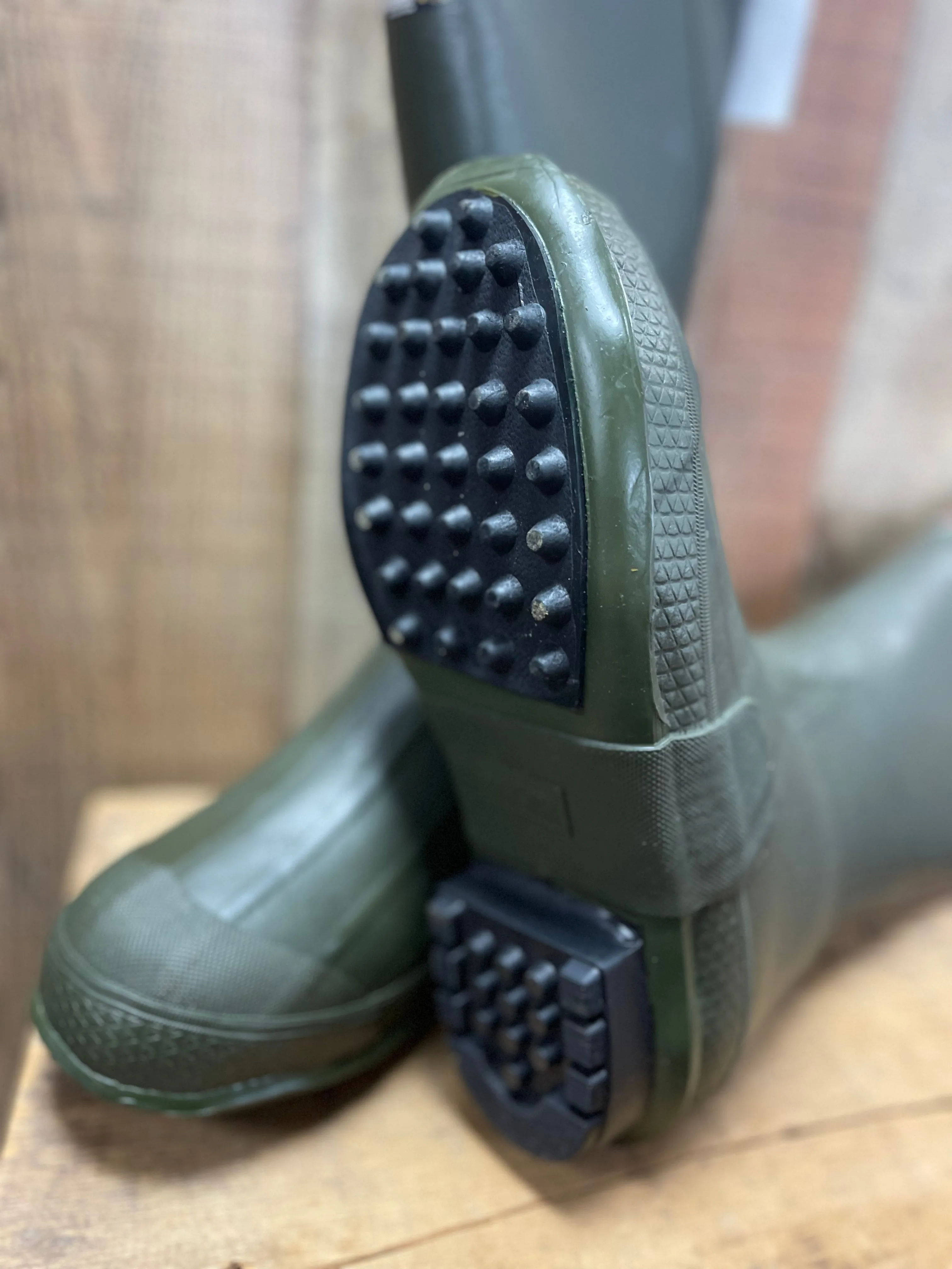 Men's Green LaCrosse Burly Air Grip Ins 18 Rubber Work Boot