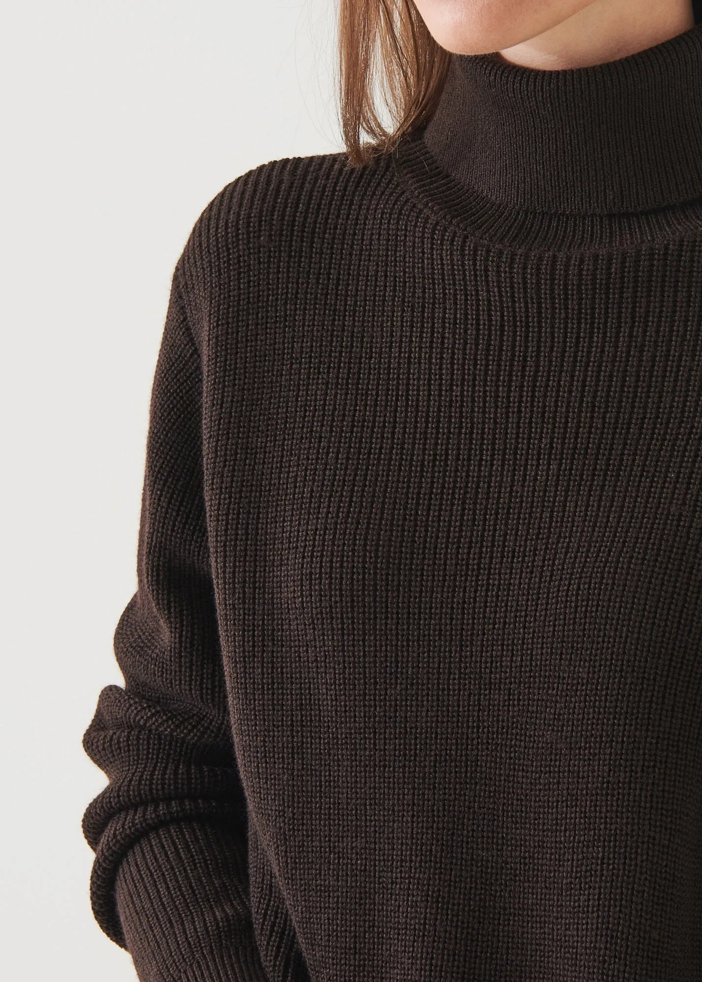 Men's Ribbed Turtleneck Sweater for Boyfriend