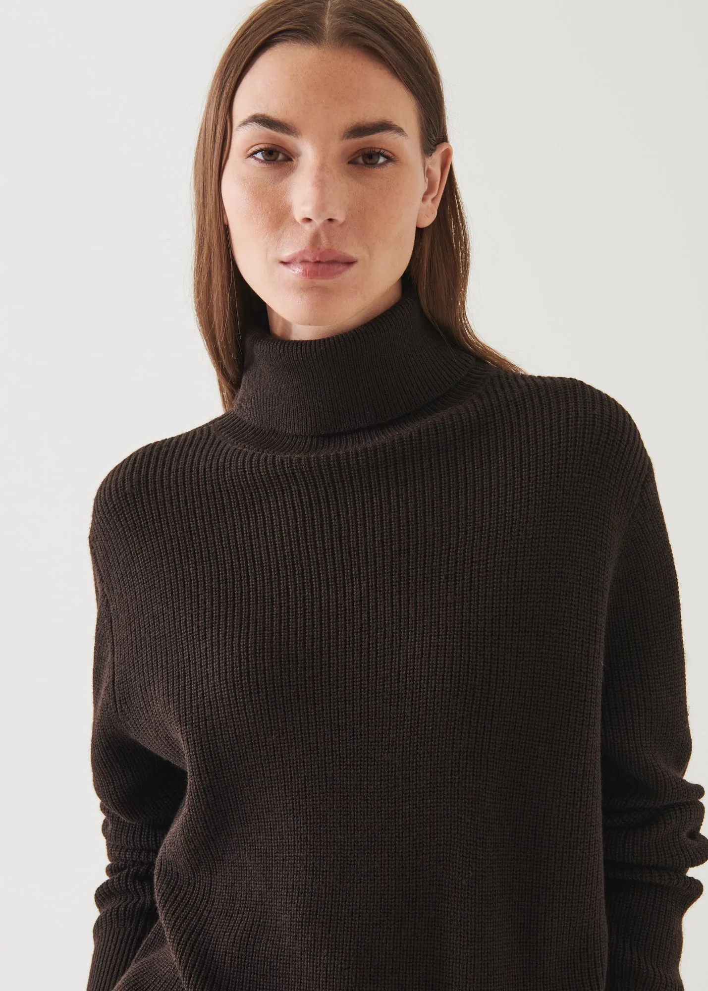 Men's Ribbed Turtleneck Sweater for Boyfriend