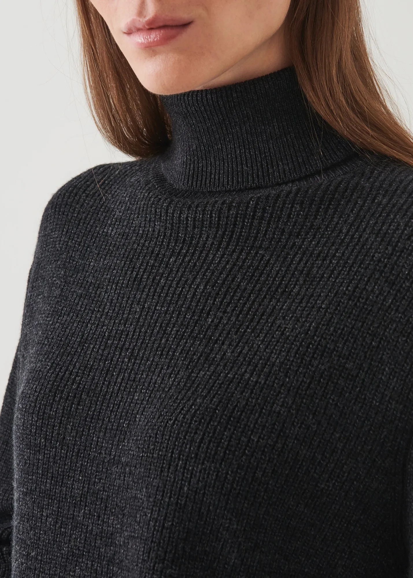 Men's Ribbed Turtleneck Sweater for Boyfriend