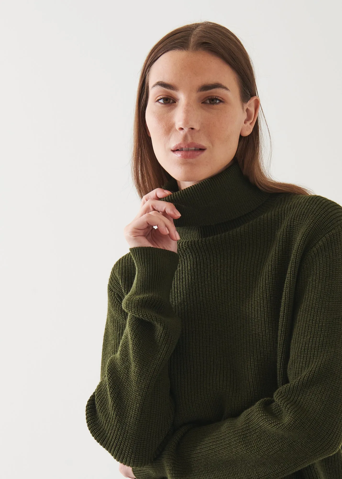 Men's Ribbed Turtleneck Sweater for Boyfriend