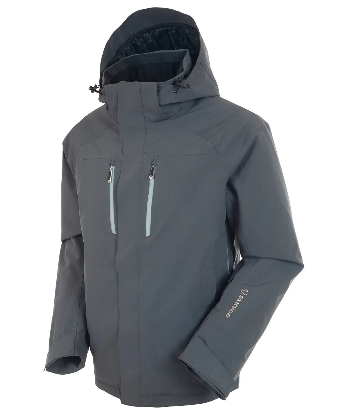 Men's Vibe Waterproof Insulated Stretch Jacket with Removable Hood