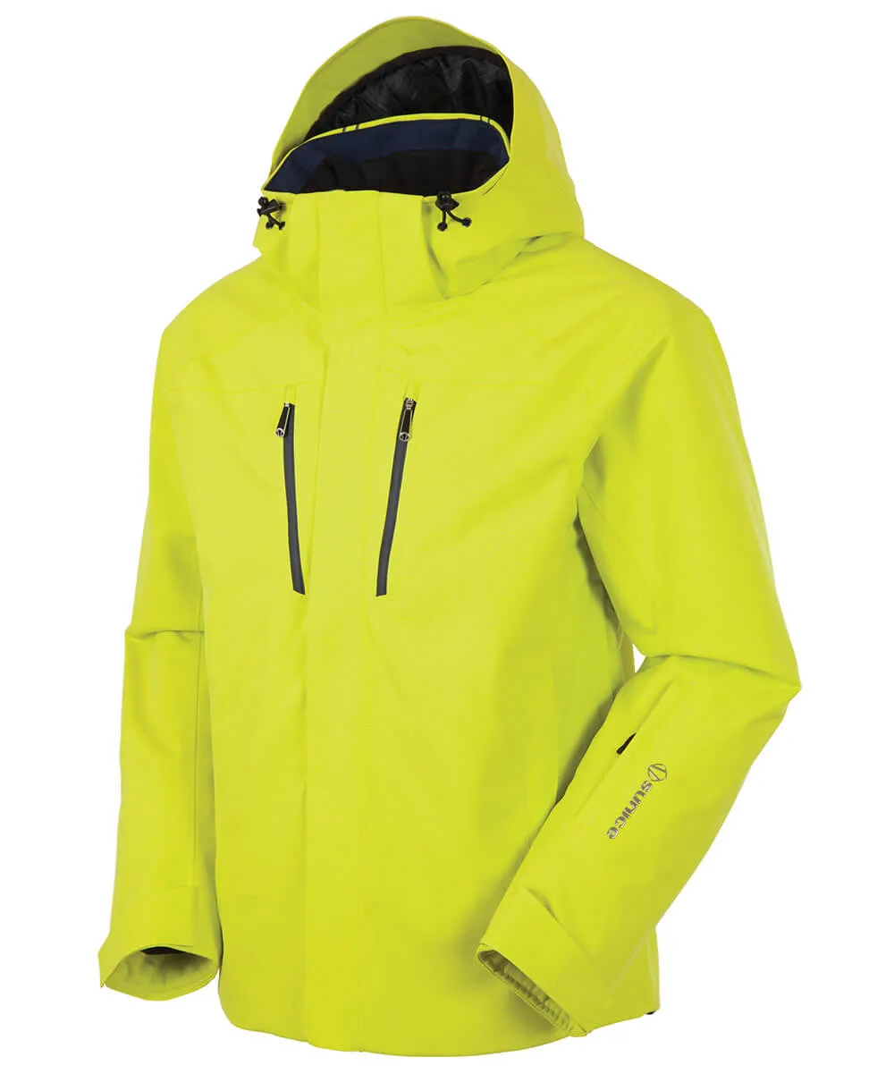 Men's Vibe Waterproof Insulated Stretch Jacket with Removable Hood