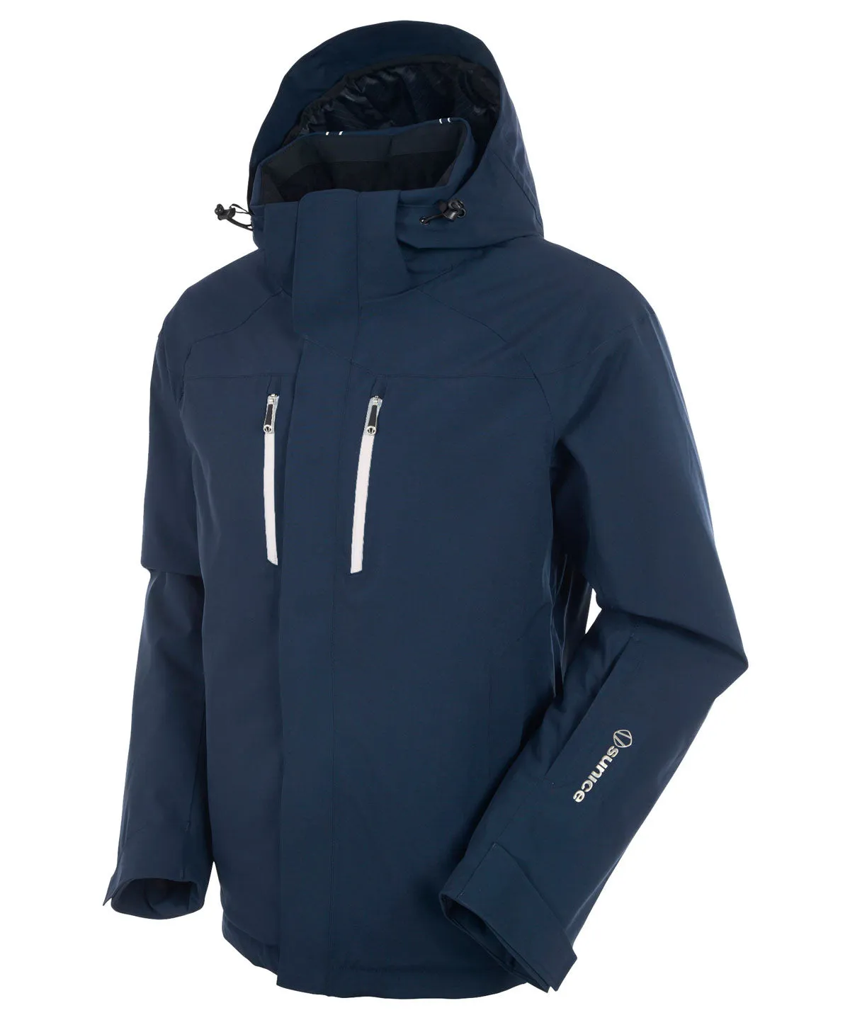 Men's Vibe Waterproof Insulated Stretch Jacket with Removable Hood