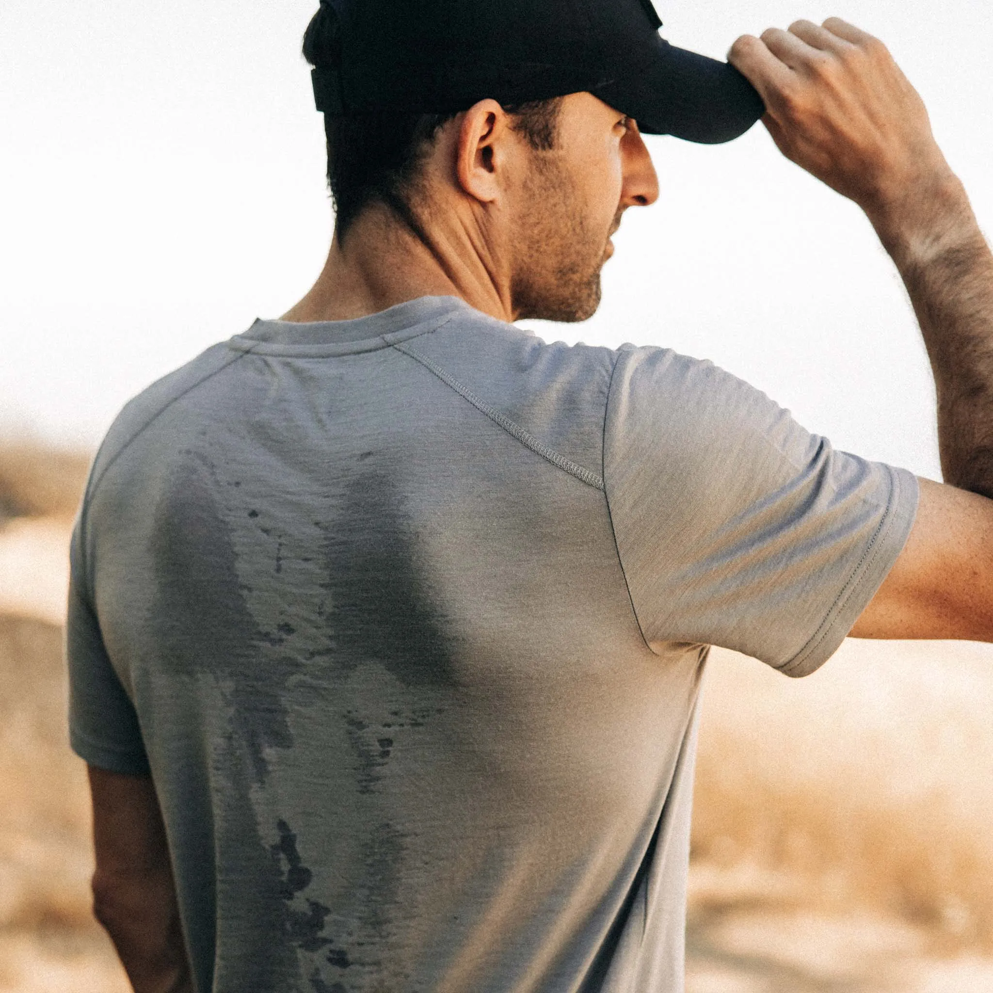 Merino Base Layer Shirt - Sharkskin Color