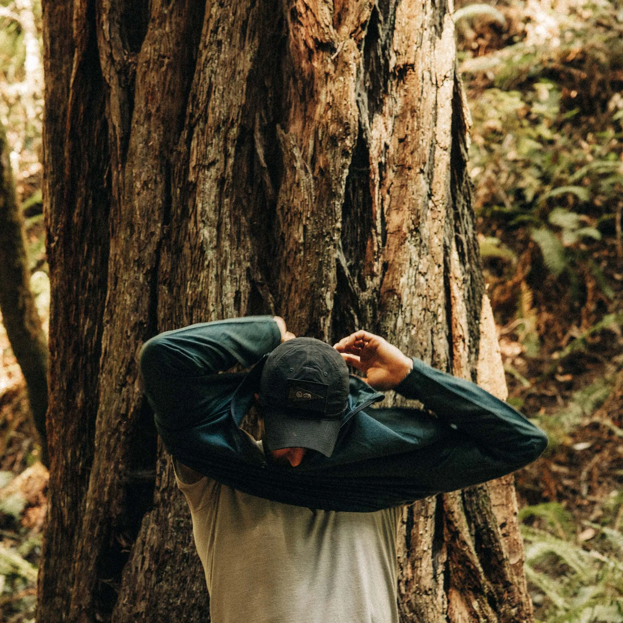 Merino Half Zip Forest