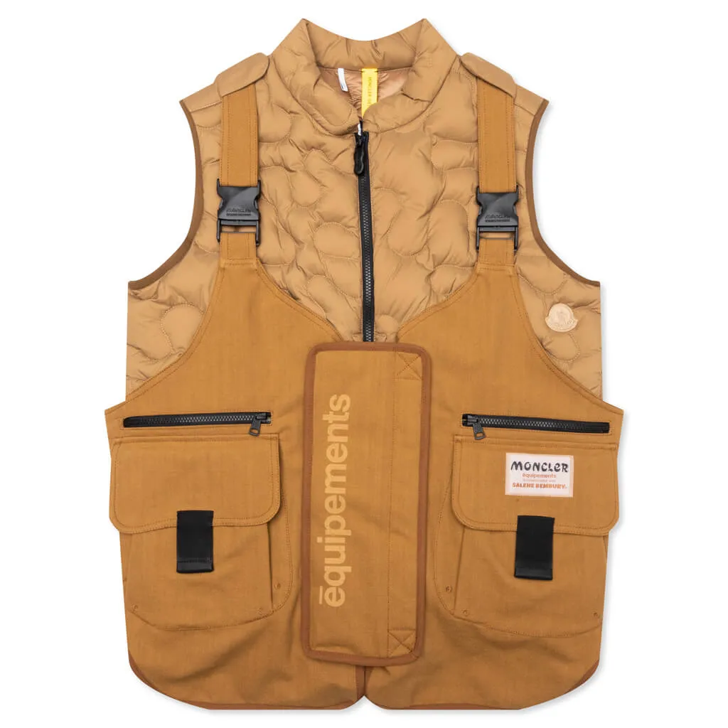 Moncler Genius Salehe Bembury Sierpinski Vest 3-in-1 - Open Brown