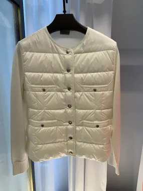 Moncler Padded Wool Cardigan