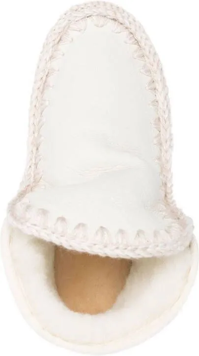 Mou chunky slip-on boots White