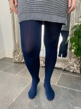 Navy Thermal Tights with Fleece Lining