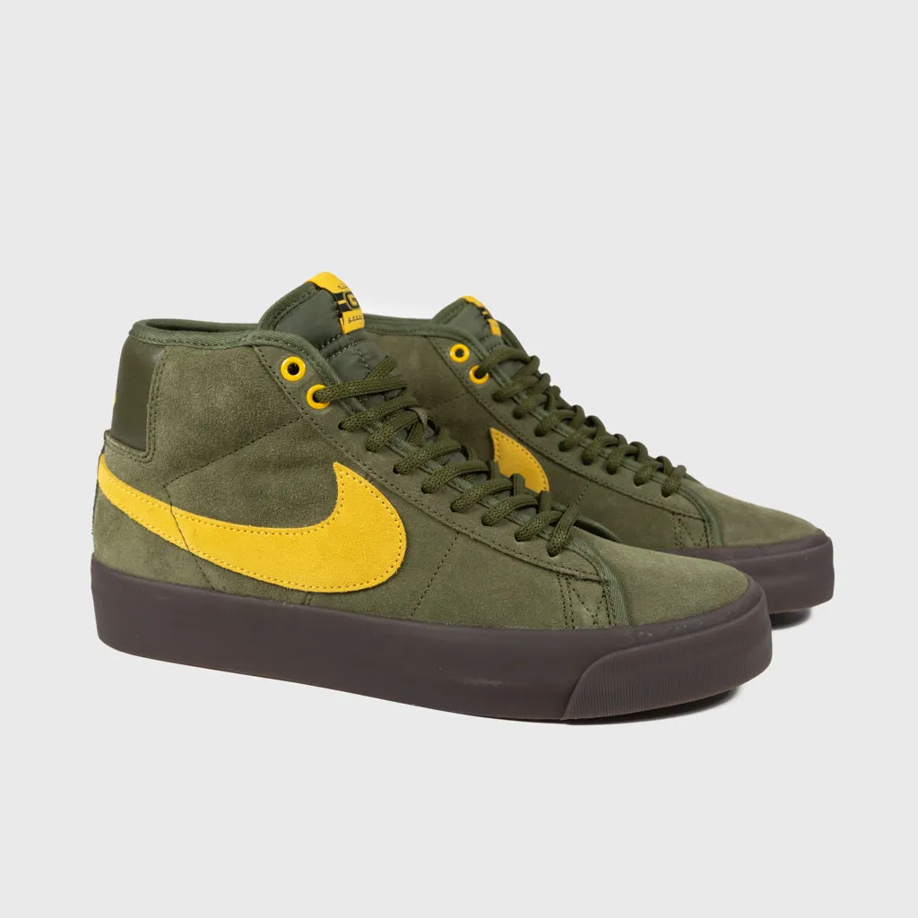 Nike SB - Anti Hero Blazer Mid Shoes - Rough Green / Amarillo - Rough Green