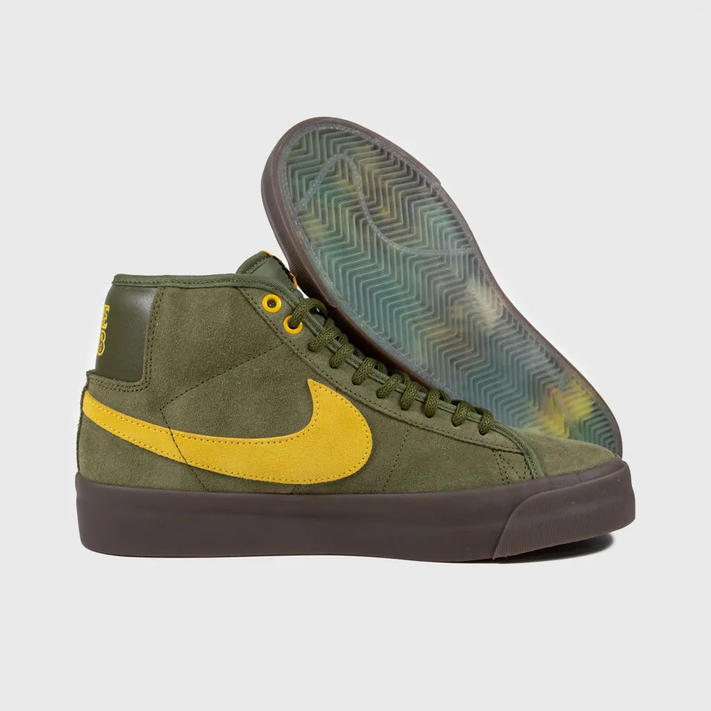 Nike SB - Anti Hero Blazer Mid Shoes - Rough Green / Amarillo - Rough Green