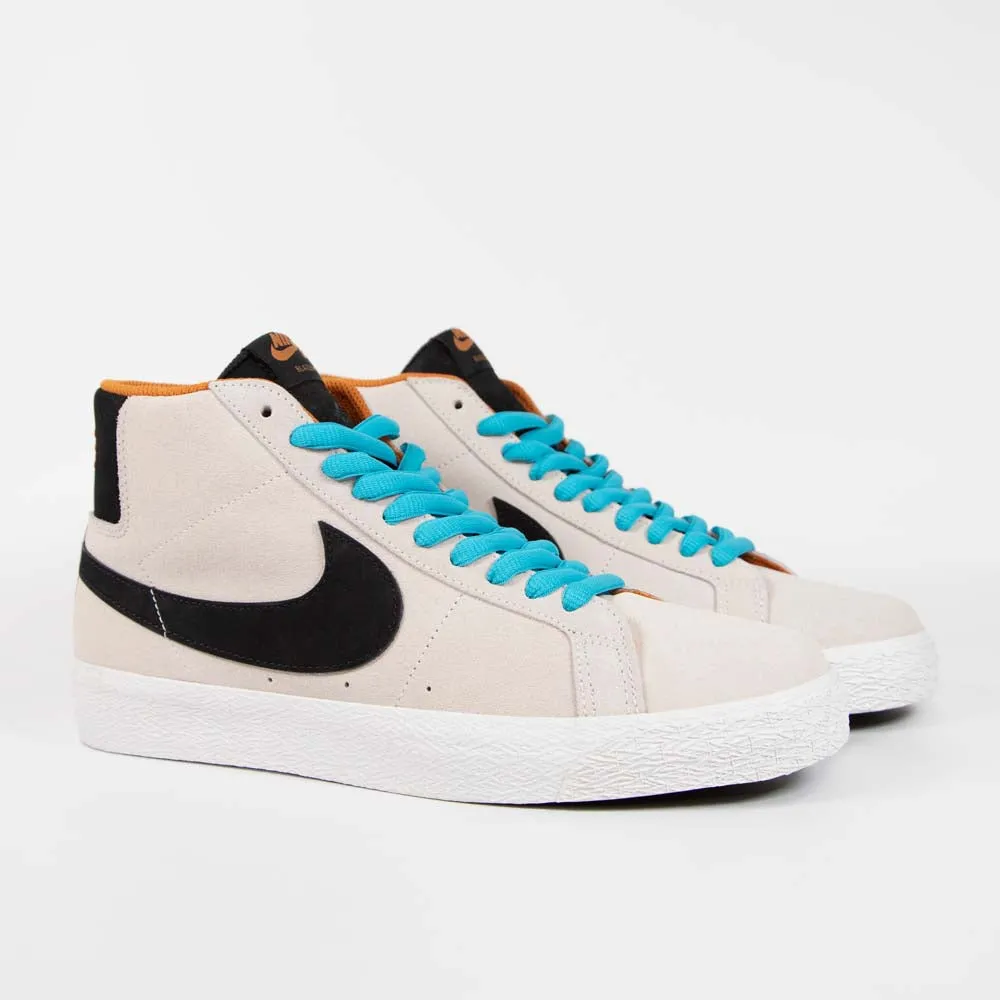 Nike SB - Blazer Mid 'Olympic Safari' Shoes - Phantom / Black - Monarch - Summit White