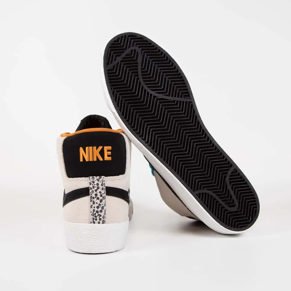 Nike SB - Blazer Mid 'Olympic Safari' Shoes - Phantom / Black - Monarch - Summit White