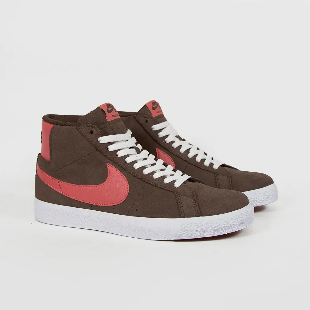 Nike SB - Blazer Mid Shoes - Baroque Brown / Adobe