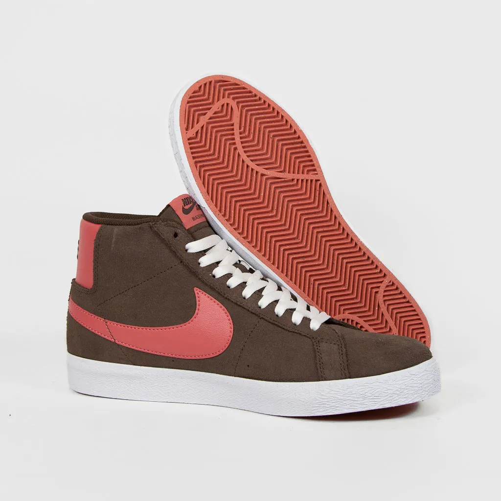 Nike SB - Blazer Mid Shoes - Baroque Brown / Adobe