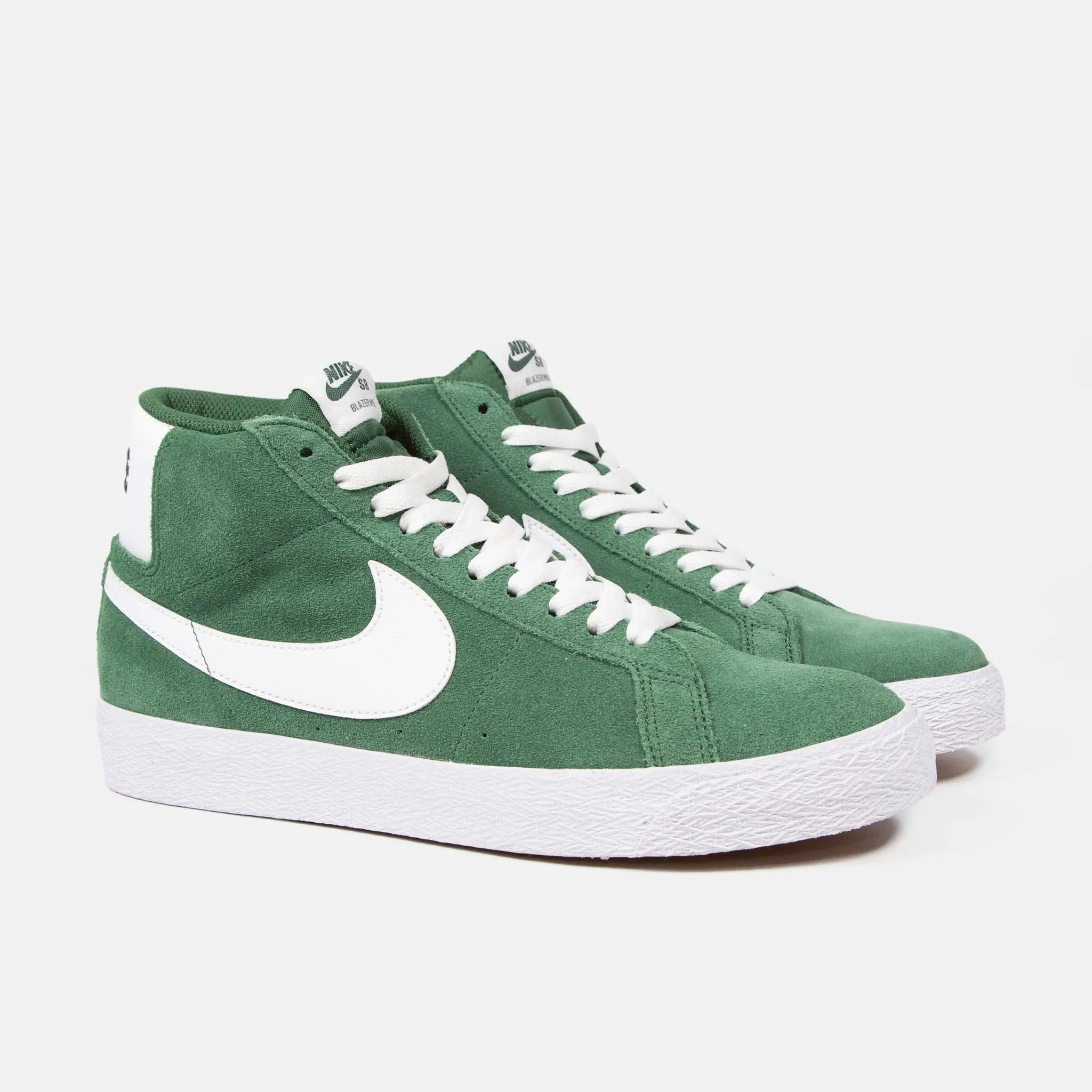 Nike SB - Blazer Mid Shoes - Fir / White