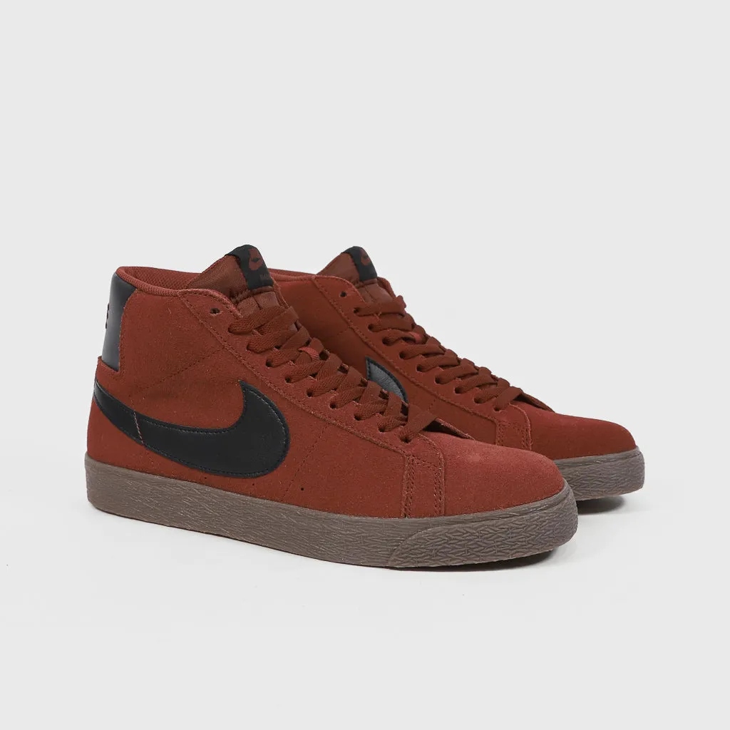 Nike SB - Blazer Mid Shoes - Oxen Brown / Black