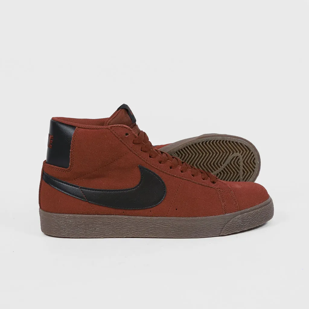 Nike SB - Blazer Mid Shoes - Oxen Brown / Black