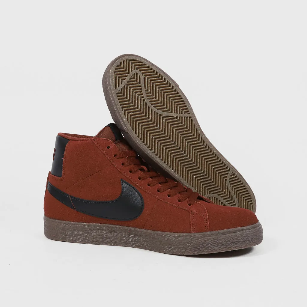 Nike SB - Blazer Mid Shoes - Oxen Brown / Black