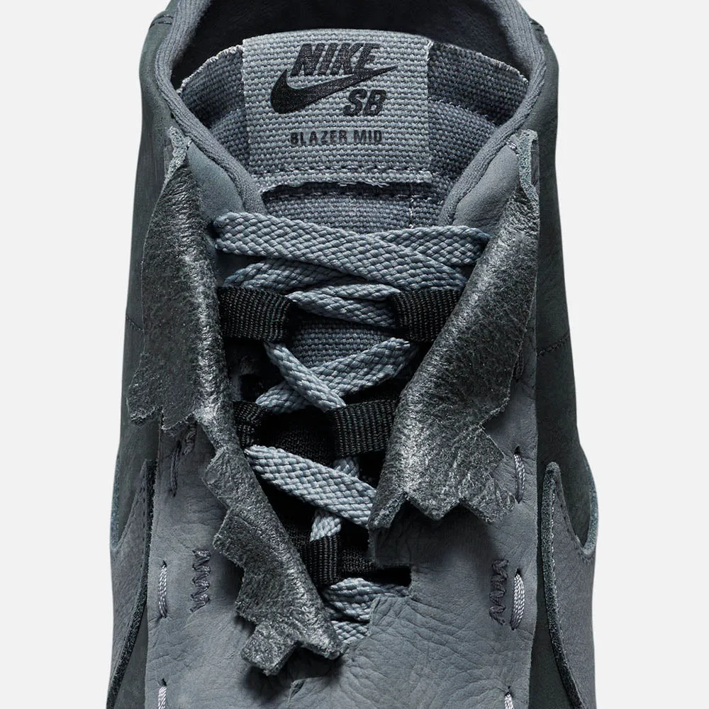 Nike SB - 'Di'orr Greenwood' Blazer Mid QS Shoes - Anthracite / Dark Smoke Grey