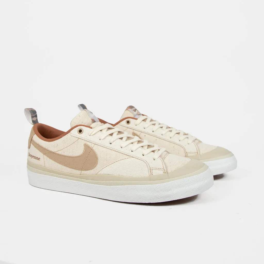 Nike SB - Doyenne Blazer Low Shoes - Coconut Milk / Rattan - Limestone - Rattan