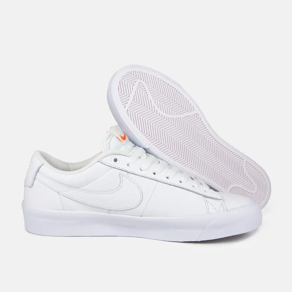 Nike SB - 'Orange Label' GT Blazer Low Shoes - White / White