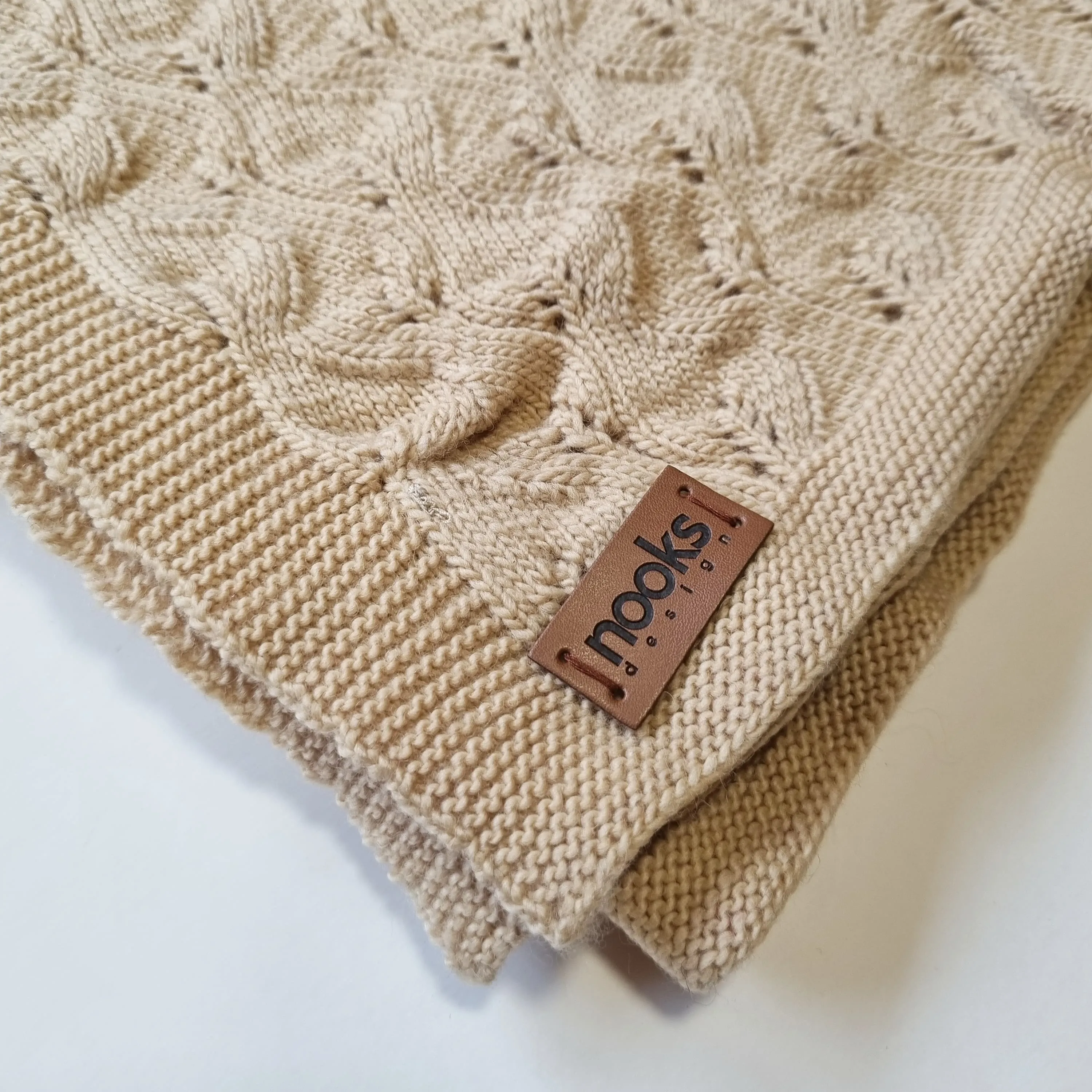 Nooks Baby Blanket - Caramel Latte