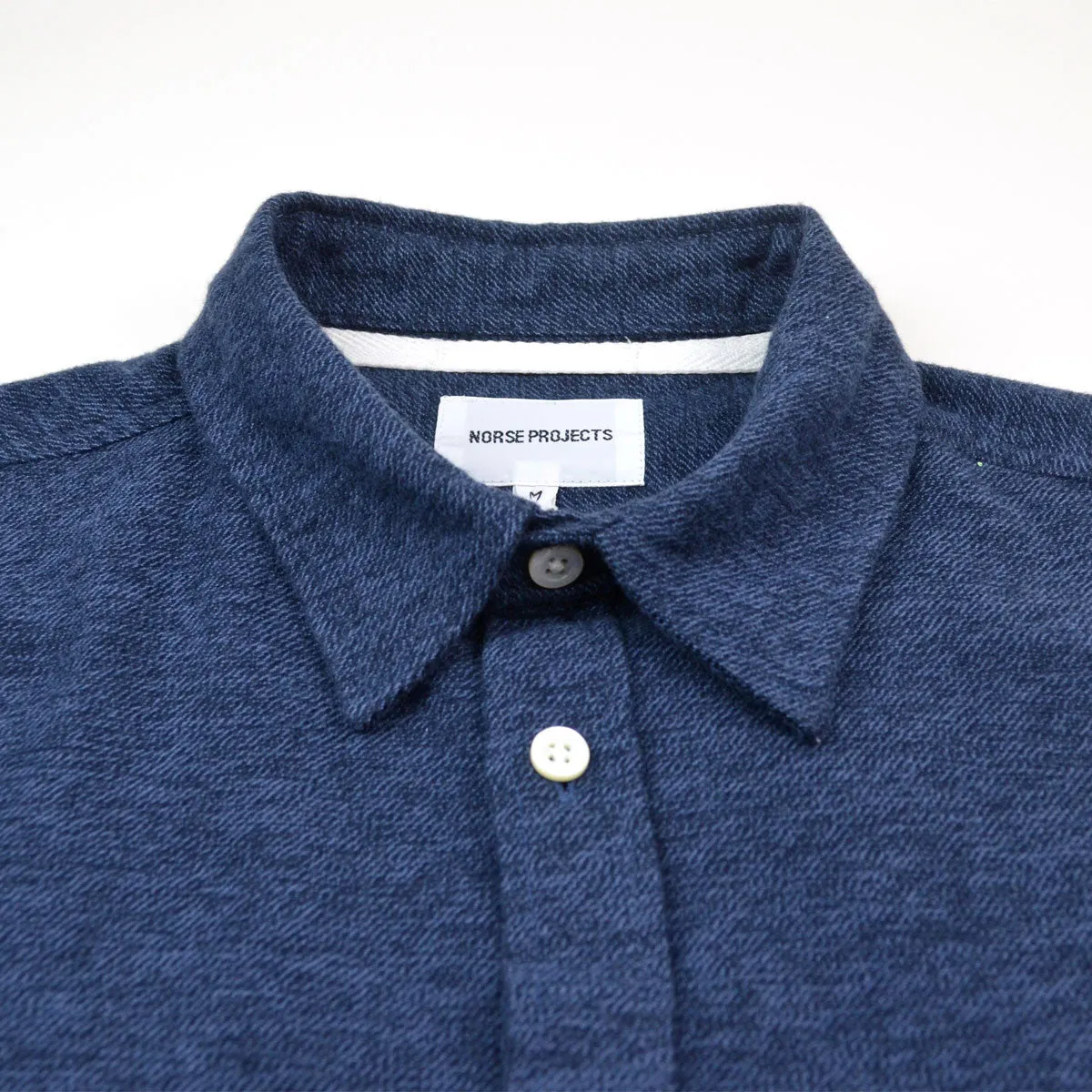 Norse Projects Anton Brushed Shirt Dark Navy