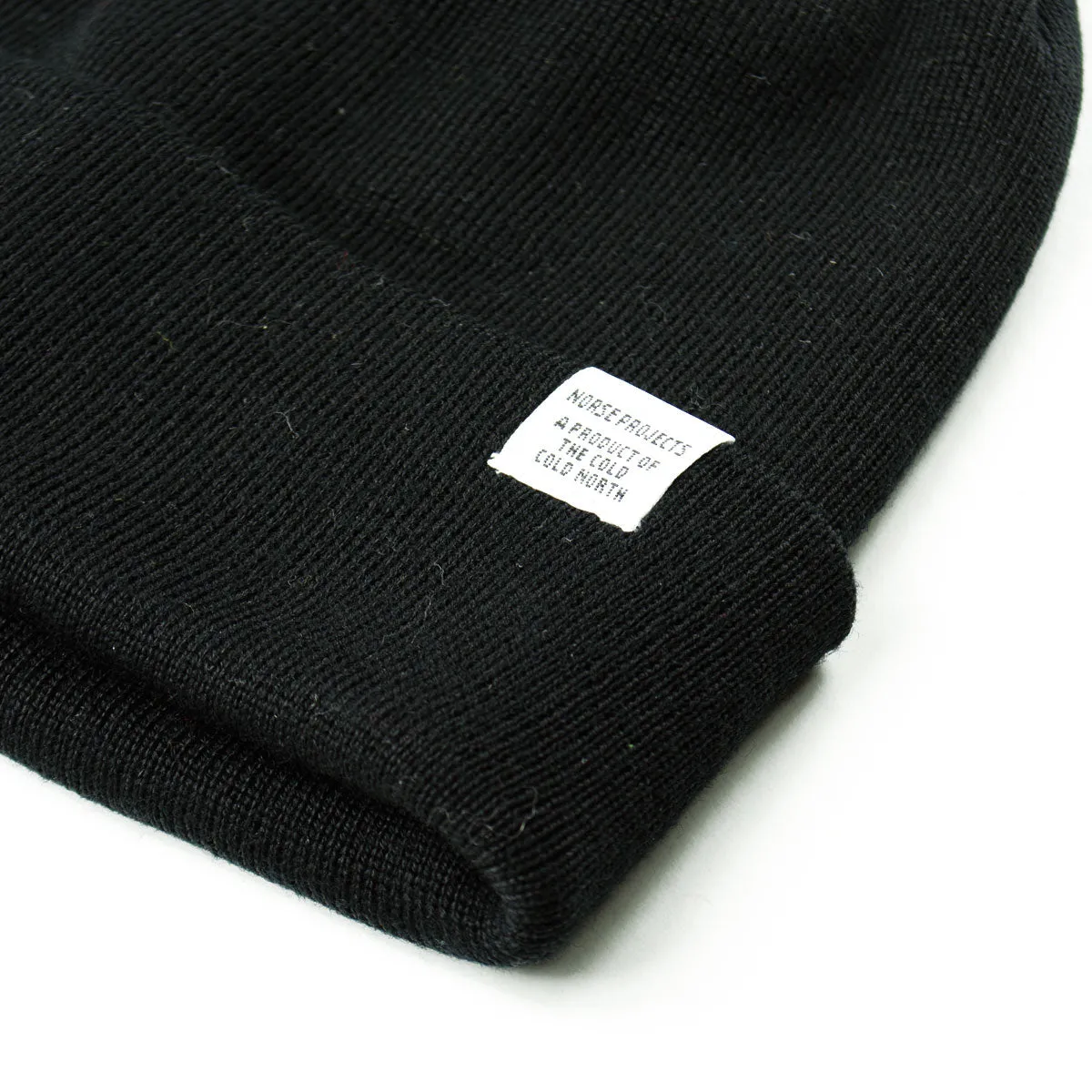 Norse Projects Beanie - Black