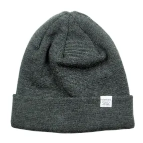 Norse Projects charcoal melange beanie