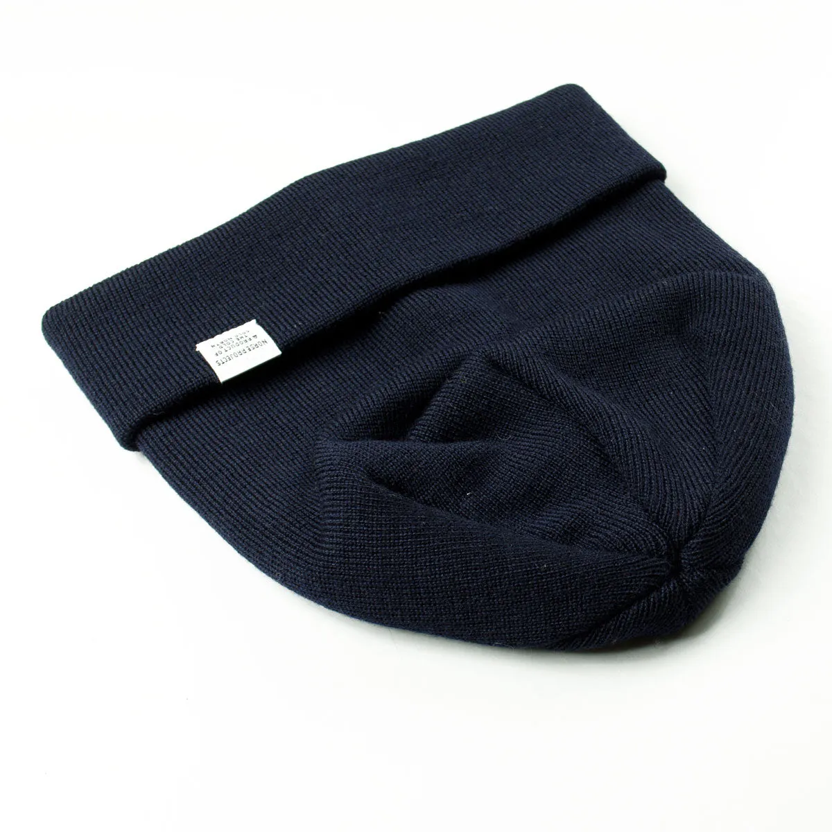 norse projects dark navy beanie