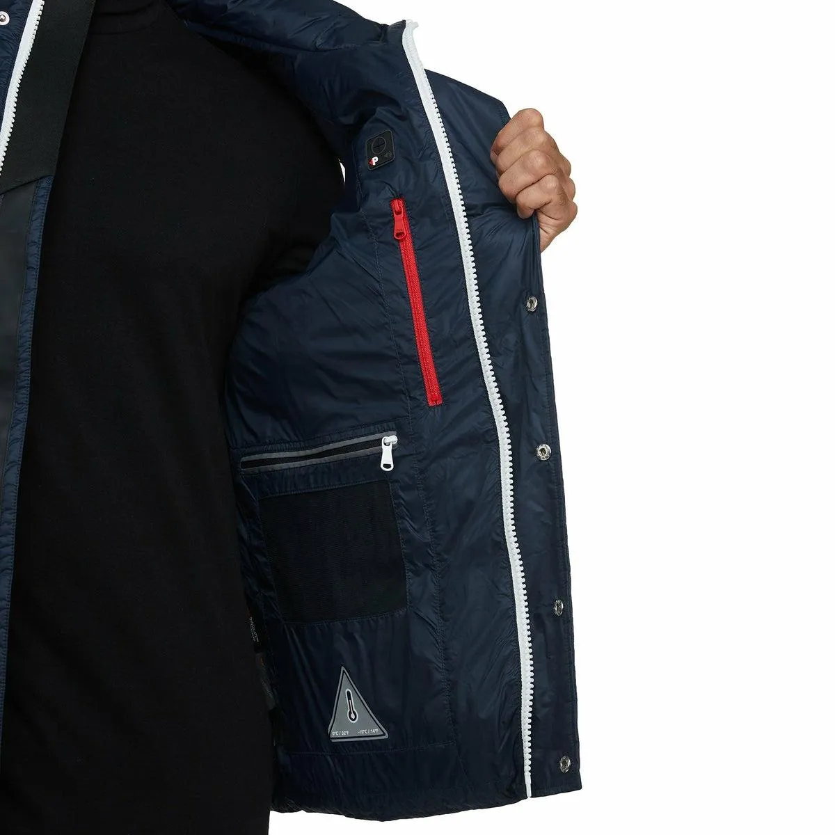 Pajar Men's Jaeger Channel Quilted Lightweight Puffer Vest Navy